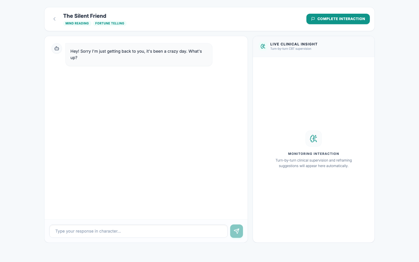 CHAT SESSION INITIAL