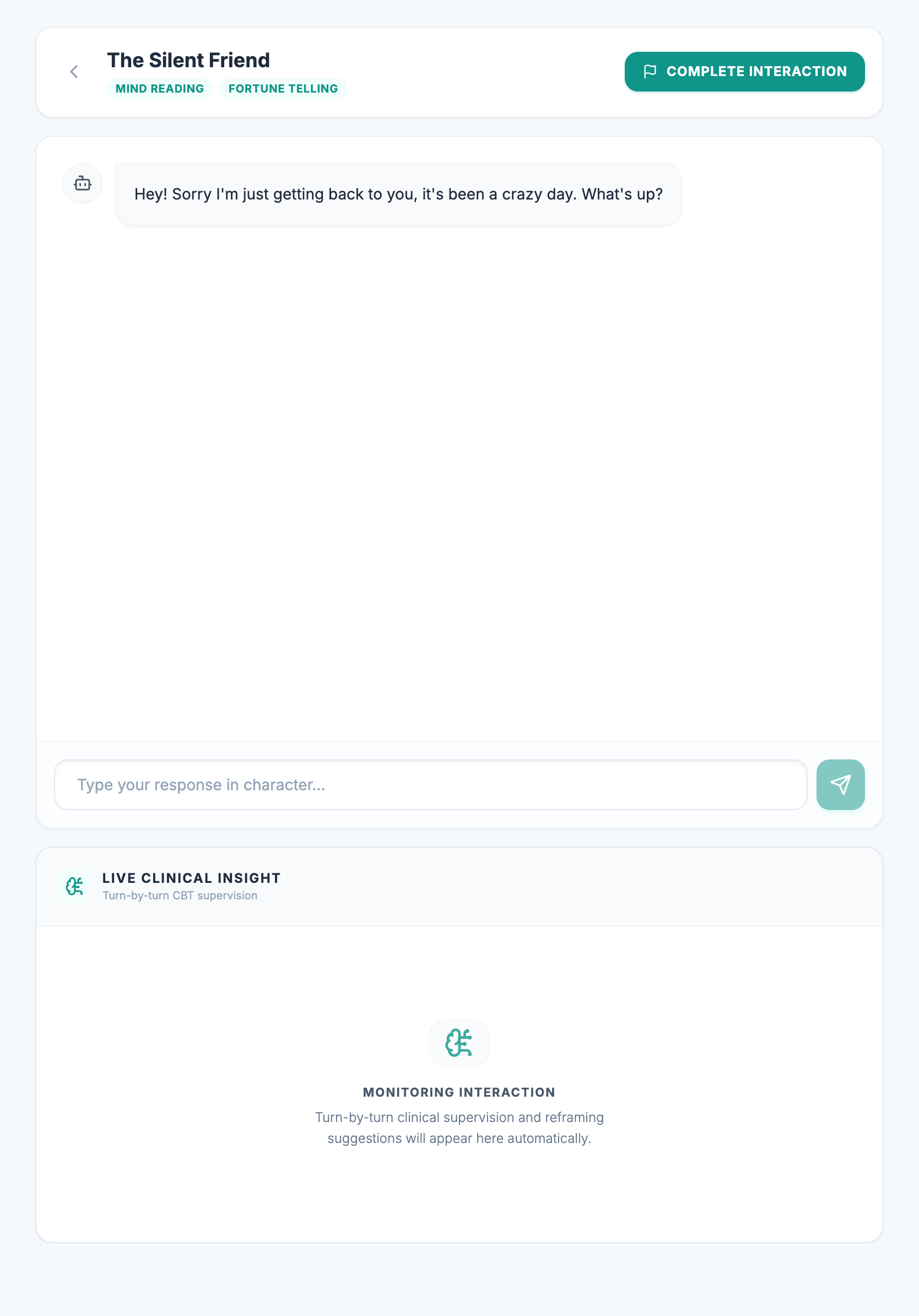 CHAT SESSION INITIAL